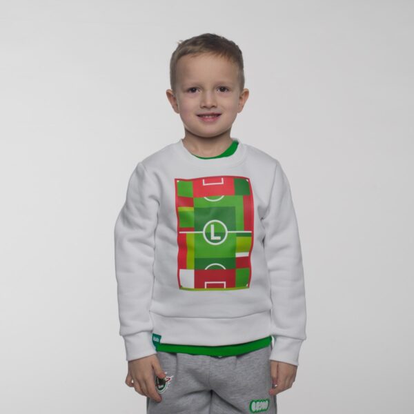 Biała bluza eLka boisko LET'S PLAY