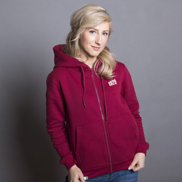 Bordowa bluza z kapturem Legia Kosz