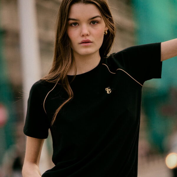 Koszulka czarna damska Syrenka Legia ROMA YANOTA