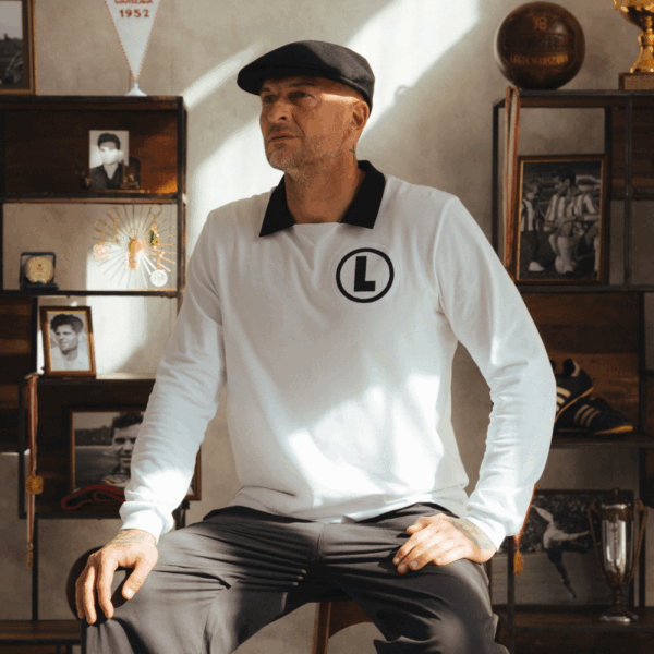 Koszulka polo z długim rękawem Legia Warszawa - Kolekcja Lucjana Brychczego