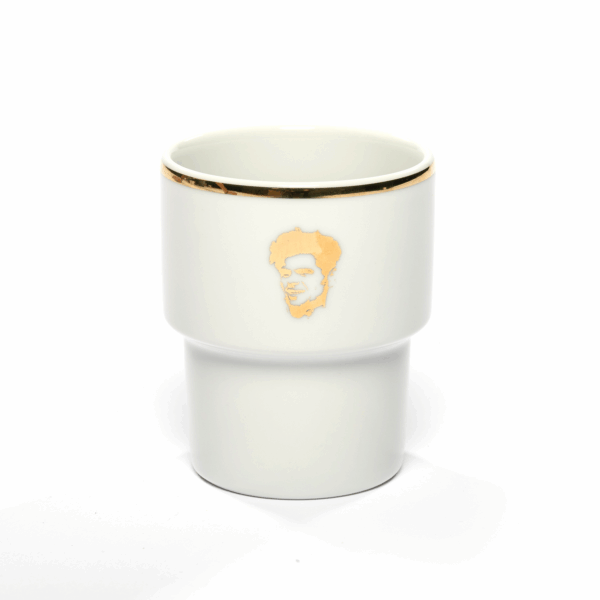 Unikatowy kubek retro porcelanowy - Kolekcja 90/70 Lucjana Brychczego