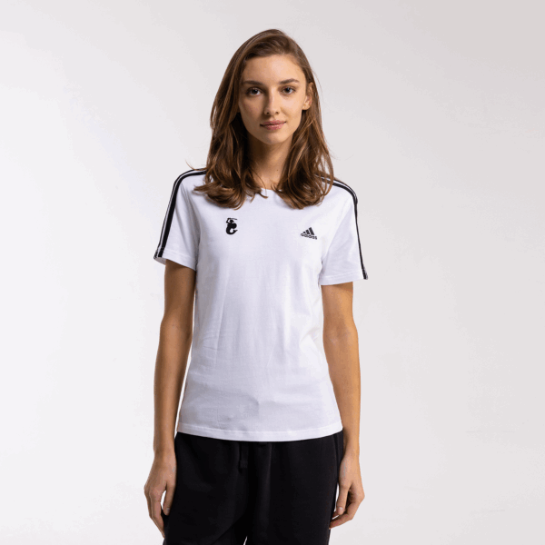 Koszulka damska Essentials Slim 3-Stripes Tee Syrenka - GL0783