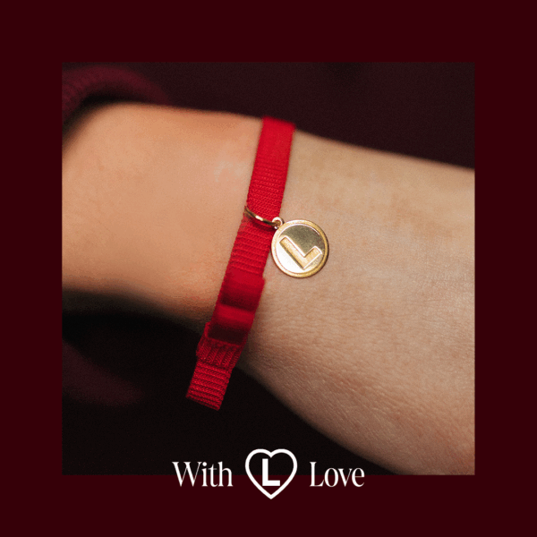 Bransoletka na czerwonej wstążce eLka