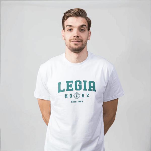 Biała koszulka Legia Kosz ESTD.1929