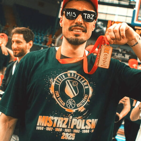 Mistrzowska Koszulka Legia Kosz - Mistrz Polski 2025