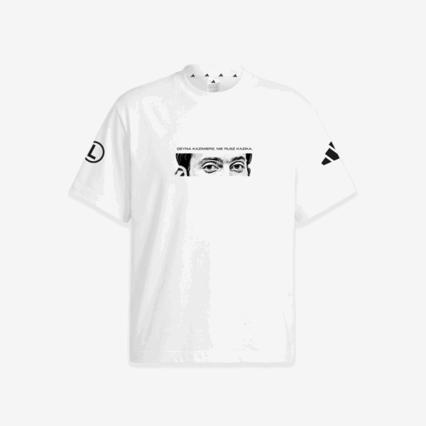 Biała Koszulka Adidas x Legia Legenda Deyna - JC9296