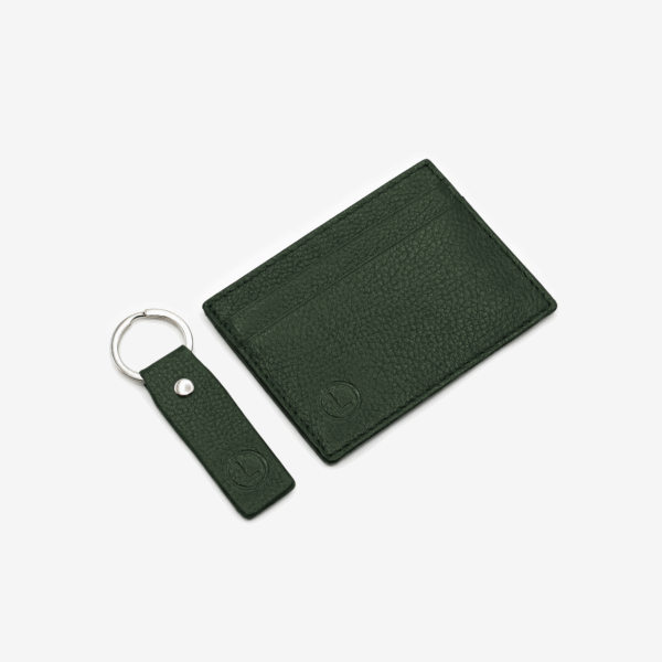 Skórzany Cardholder i Brelok Herb Legia Warszawa